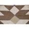 Homeroots 6 ft. Round Brown, Tan & Cream Bohemian Geometric Area Rug 396187 - alternate 8